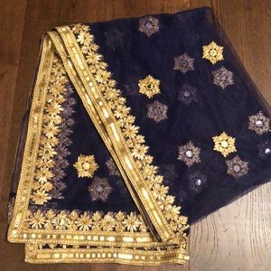 NWOT Pakistani Indian Gota work dupatta / scarf